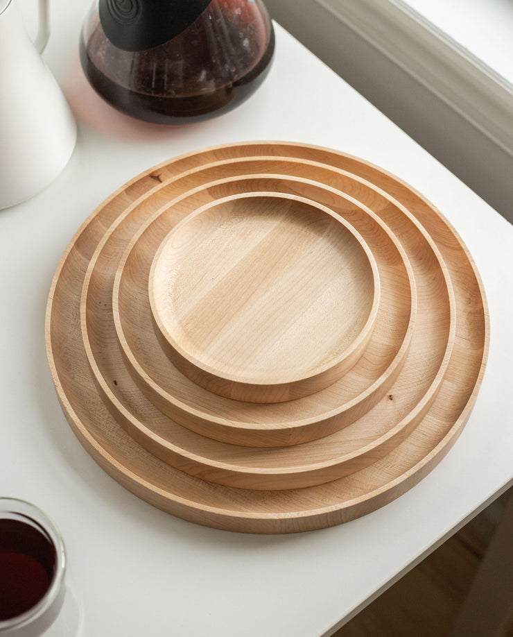 Round Valet Tray (Maple - XL)